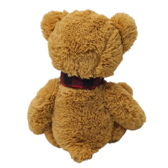 J Bear Ollie Plush Plaid Scarf 16" Teddy Bear Stuffed Animal Toy 2016 Jo-Ann - Picture 3 of 13